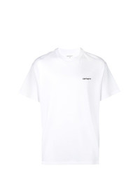 T-shirt girocollo stampata bianca e nera di Carhartt