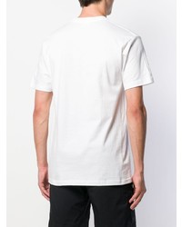 T-shirt girocollo stampata bianca e nera di Supreme