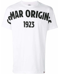 T-shirt girocollo stampata bianca e nera di Colmar