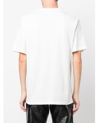T-shirt girocollo stampata bianca e nera di Han Kjobenhavn