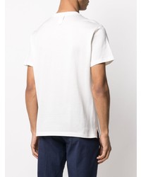 T-shirt girocollo stampata bianca e nera di Billionaire