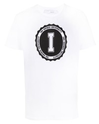 T-shirt girocollo stampata bianca e nera di IRO