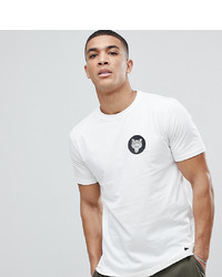 T-shirt girocollo stampata bianca e nera di Just Junkies