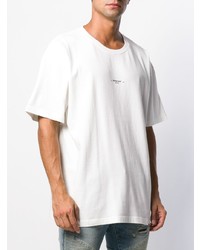T-shirt girocollo stampata bianca e nera di Represent