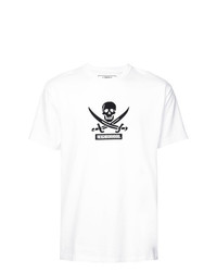 T-shirt girocollo stampata bianca e nera di Neighborhood