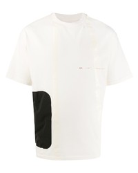 T-shirt girocollo stampata bianca e nera di Oakley By Samuel Ross