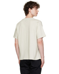 T-shirt girocollo stampata bianca e nera di Seekings