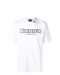 T-shirt girocollo stampata bianca e nera di Pam Perks And Mini