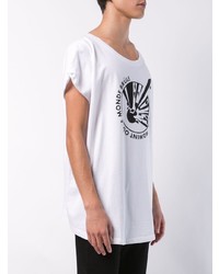 T-shirt girocollo stampata bianca e nera di Faith Connexion