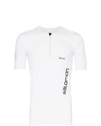 T-shirt girocollo stampata bianca e nera di Salomon S/Lab