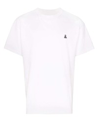T-shirt girocollo stampata bianca e nera di Sophnet.