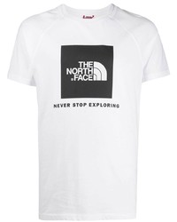T-shirt girocollo stampata bianca e nera di The North Face