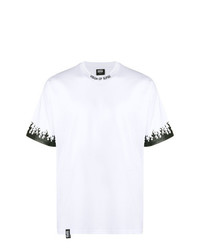 T-shirt girocollo stampata bianca e nera di Vision Of Super