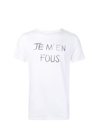 T-shirt girocollo stampata bianca e nera di Zadig & Voltaire