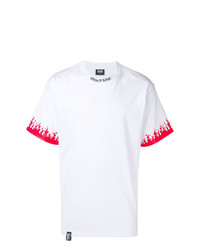 T-shirt girocollo stampata bianca e rossa di Vision Of Super