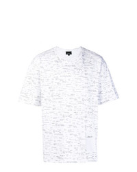T-shirt girocollo stampata bianca di 3.1 Phillip Lim