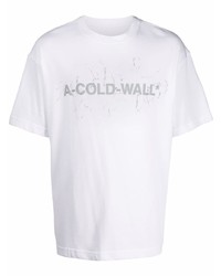 T-shirt girocollo stampata bianca di A-Cold-Wall*