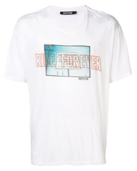 T-shirt girocollo stampata bianca di Adaptation