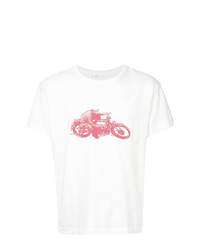 T-shirt girocollo stampata bianca di Addict Clothes Japan
