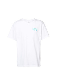 T-shirt girocollo stampata bianca di Alchemist