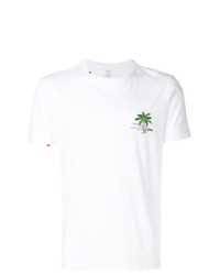 T-shirt girocollo stampata bianca di Altea