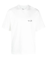 T-shirt girocollo stampata bianca di And Wander