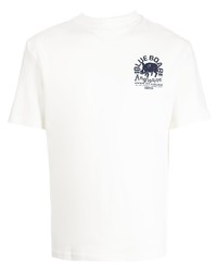 T-shirt girocollo stampata bianca di Anglozine