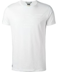 T-shirt girocollo stampata bianca di Armani Jeans