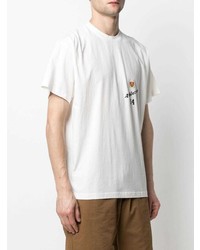 T-shirt girocollo stampata bianca di BEL-AIR ATHLETICS