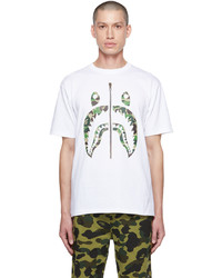 T-shirt girocollo stampata bianca di BAPE