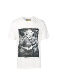 T-shirt girocollo stampata bianca di Barbour By Steve Mc Queen