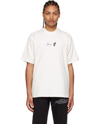 T-shirt girocollo stampata bianca di Bethany Williams