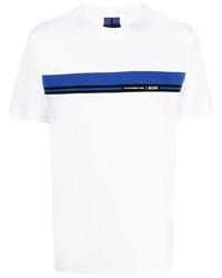 T-shirt girocollo stampata bianca di BOSS HUGO BOSS