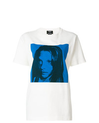 T-shirt girocollo stampata bianca di Calvin Klein 205W39nyc