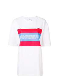 T-shirt girocollo stampata bianca di Calvin Klein Jeans Est. 1978