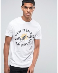 T-shirt girocollo stampata bianca di Celio