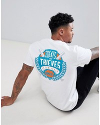 T-shirt girocollo stampata bianca di Cheats & Thieves