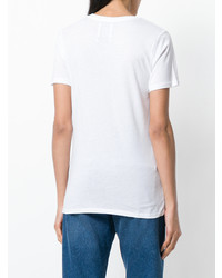 T-shirt girocollo stampata bianca di Zoe Karssen