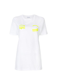 T-shirt girocollo stampata bianca di Chiara Ferragni