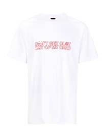 T-shirt girocollo stampata bianca di Clot
