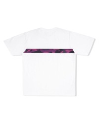 T-shirt girocollo stampata bianca di A Bathing Ape