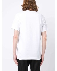 T-shirt girocollo stampata bianca di Comme des Garcons Homme Deux