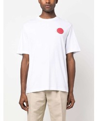 T-shirt girocollo stampata bianca di Karl Lagerfeld
