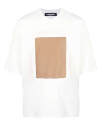 T-shirt girocollo stampata bianca di Costumein