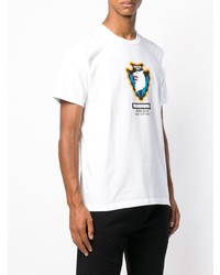 T-shirt girocollo stampata bianca di Neighborhood