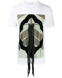 T-shirt girocollo stampata bianca di Craig Green