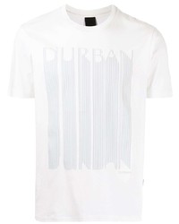 T-shirt girocollo stampata bianca di D'urban