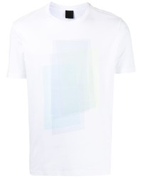 T-shirt girocollo stampata bianca di D'urban