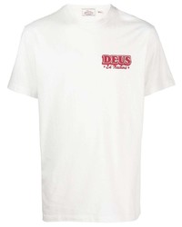 T-shirt girocollo stampata bianca di Deus Ex Machina