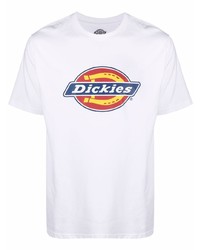 T-shirt girocollo stampata bianca di Dickies Construct